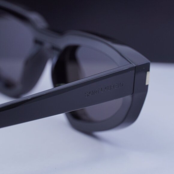 Saint Laurent SL634 NOVA 001 Cat Eye Sunglasses – Black - Picture 11 of 12
